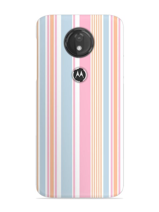 Stripe Seamless Pattern Snap Case for Motorola Moto G7 Power Zapvi