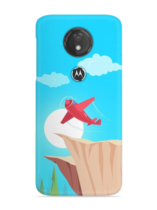 Small Planes In Flight Snap Case for Motorola Moto G7 Power Zapvi