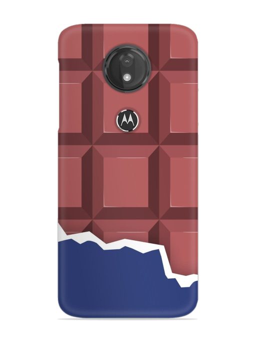 Chocolate Vector Art Snap Case for Motorola Moto G7 Power Zapvi