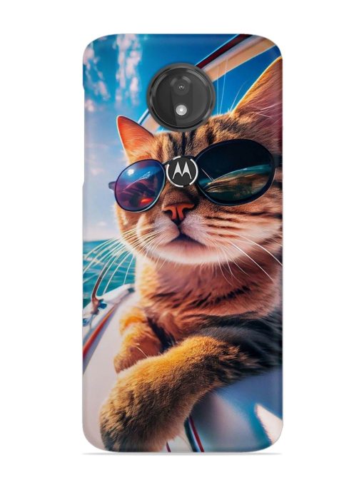 Cat In Style Snap Case for Motorola Moto G7 Power Zapvi