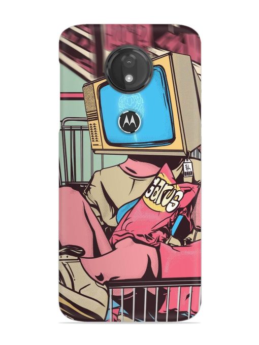 Toaster Oven Head Snap Case for Motorola Moto G7 Power Zapvi