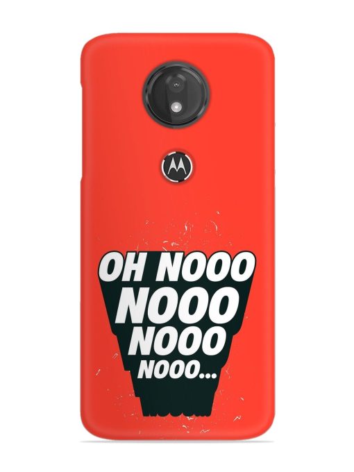 Oh Nooo Snap Case for Motorola Moto G7 Power Zapvi