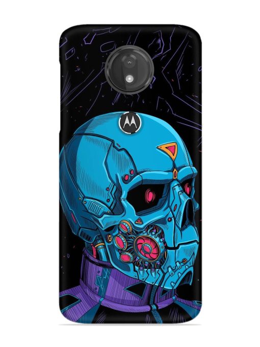 Skull Robo Vector Snap Case for Motorola Moto G7 Power Zapvi