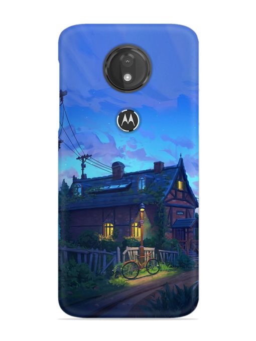 Beautiful Village House Snap Case for Motorola Moto G7 Power Zapvi