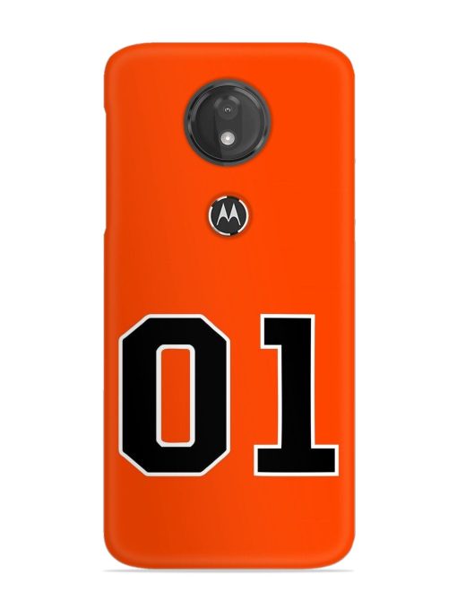 01 Number Snap Case for Motorola Moto G7 Power Zapvi