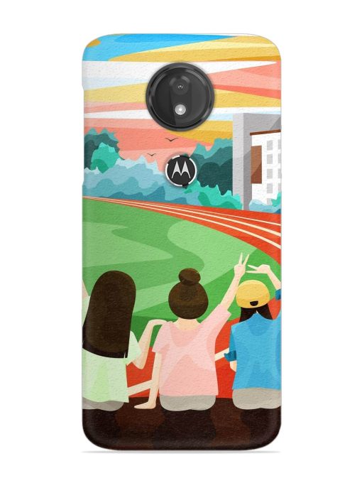 School Playground Snap Case for Motorola Moto G7 Power Zapvi