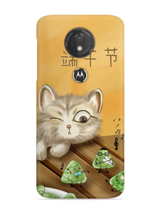 Cat Scorpion Dancing Snap Case for Motorola Moto G7 Power Zapvi