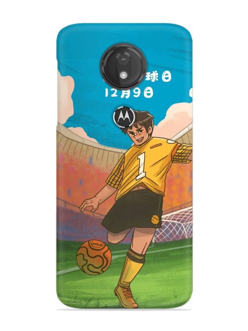 Soccer Kick Snap Case for Motorola Moto G7 Power Zapvi