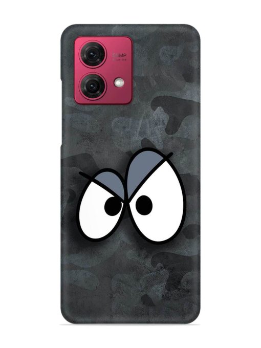 Big Eyes Night Mode Snap Case for Motorola Moto G84 (5G) Zapvi