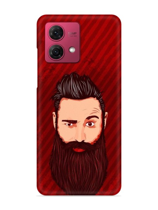 Beardo Man Snap Case for Motorola Moto G84 (5G) Zapvi