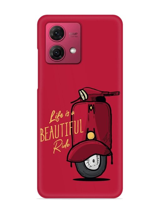 Life Is Beautiful Rides Snap Case for Motorola Moto G84 (5G) Zapvi