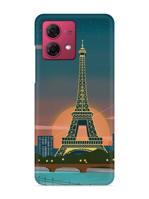 Scenery Architecture France Paris Snap Case for Motorola Moto G84 (5G) Zapvi