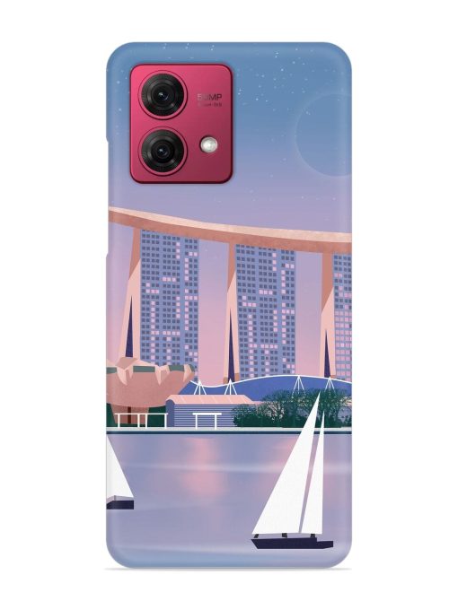 Singapore Scenery Architecture Snap Case for Motorola Moto G84 (5G)