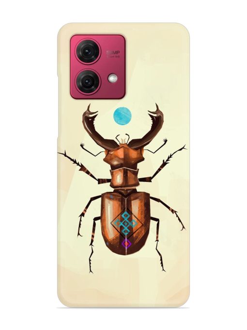 Stag Beetle Vector Snap Case for Motorola Moto G84 (5G) Zapvi