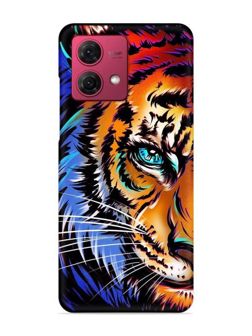 Colorful Lion Art Snap Case for Motorola Moto G84 (5G)