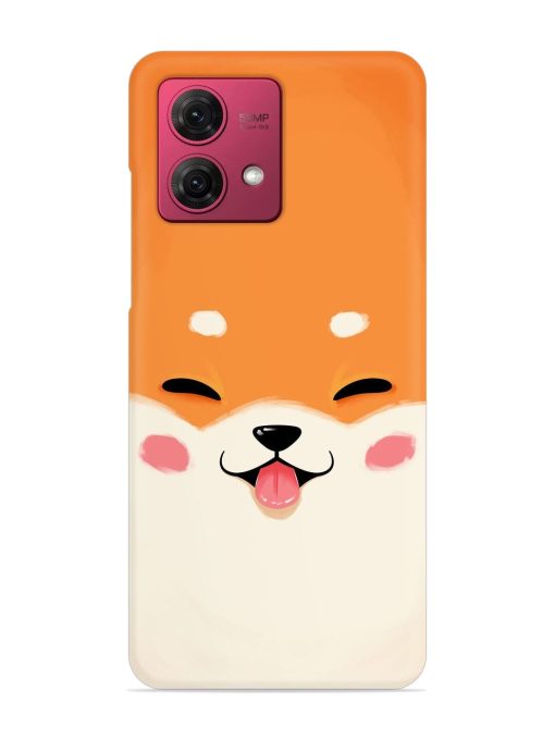 Happy Cat Art Snap Case for Motorola Moto G84 (5G)