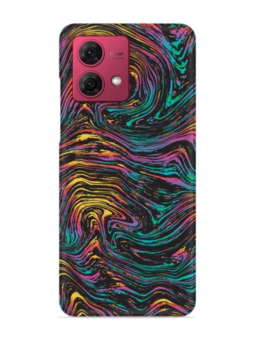 Abstract Liquid Colors Snap Case for Motorola Moto G84 (5G) Zapvi