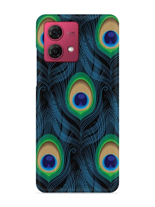 Seamless Pattern Peacock Snap Case for Motorola Moto G84 (5G)