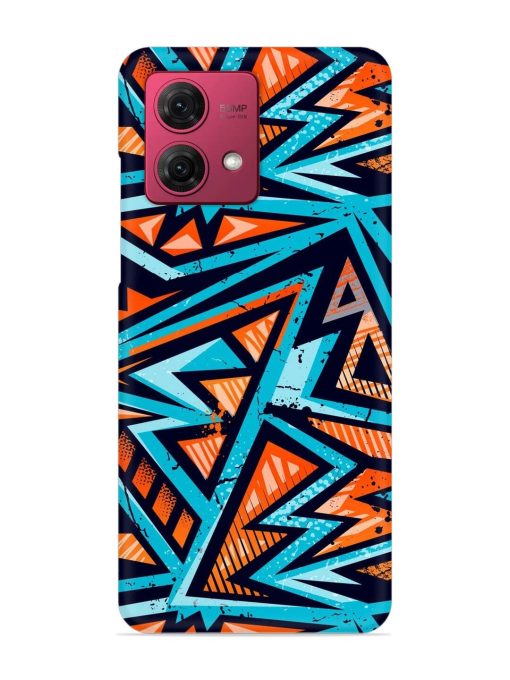 Abstract Seamless Grunge Snap Case for Motorola Moto G84 (5G) Zapvi