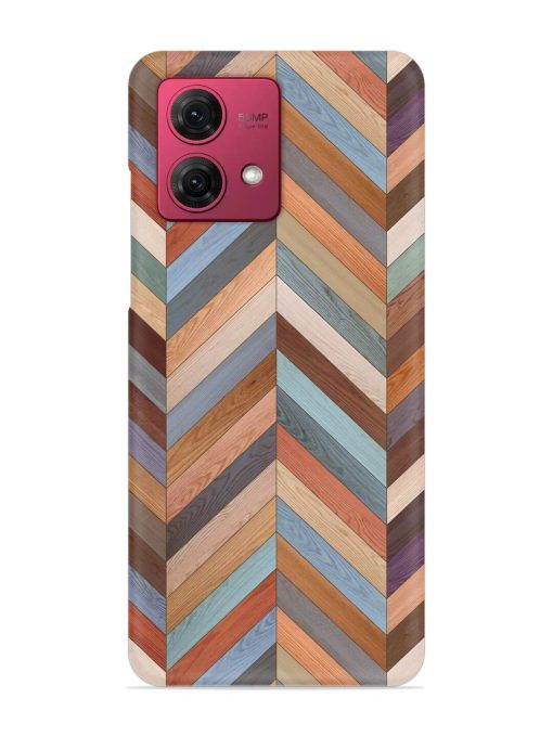 Seamless Wood Parquet Snap Case for Motorola Moto G84 (5G) Zapvi