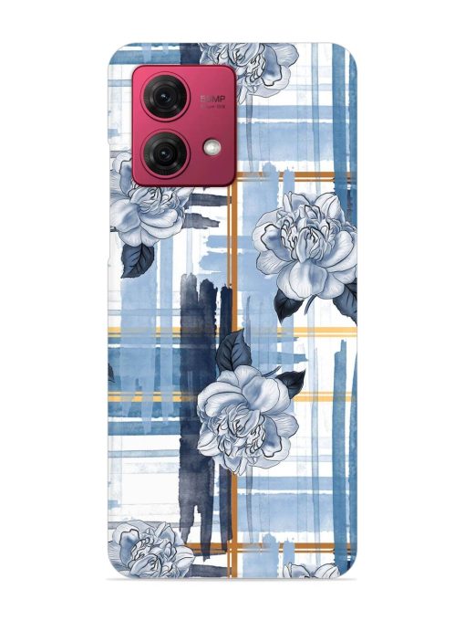 Watercolor Pattern Rose Snap Case for Motorola Moto G84 (5G) Zapvi