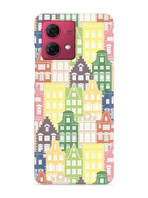 Seamless Shapes Pattern Snap Case for Motorola Moto G84 (5G)