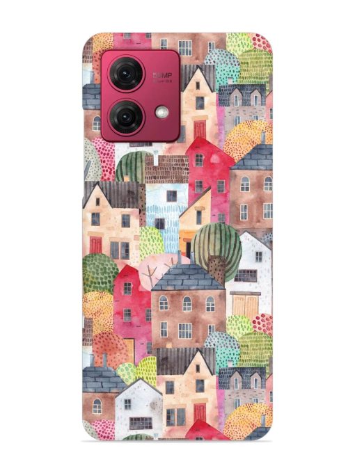 Abstract Seamless Pattern Snap Case for Motorola Moto G84 (5G) Zapvi