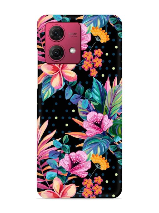 Seamless Floral Pattern Snap Case for Motorola Moto G84 (5G)