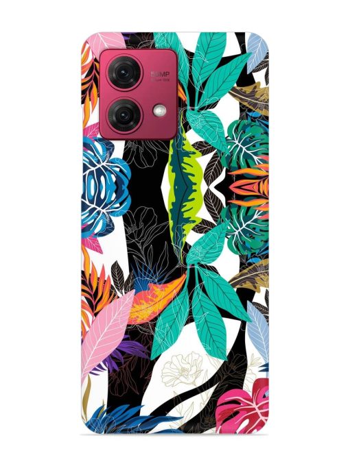 Floral Pattern Bright Snap Case for Motorola Moto G84 (5G) Zapvi