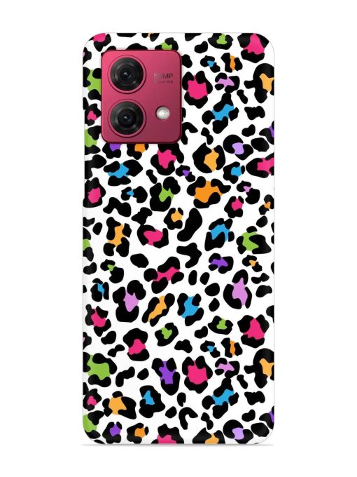 Seamless Leopard Pattern Snap Case for Motorola Moto G84 (5G) Zapvi