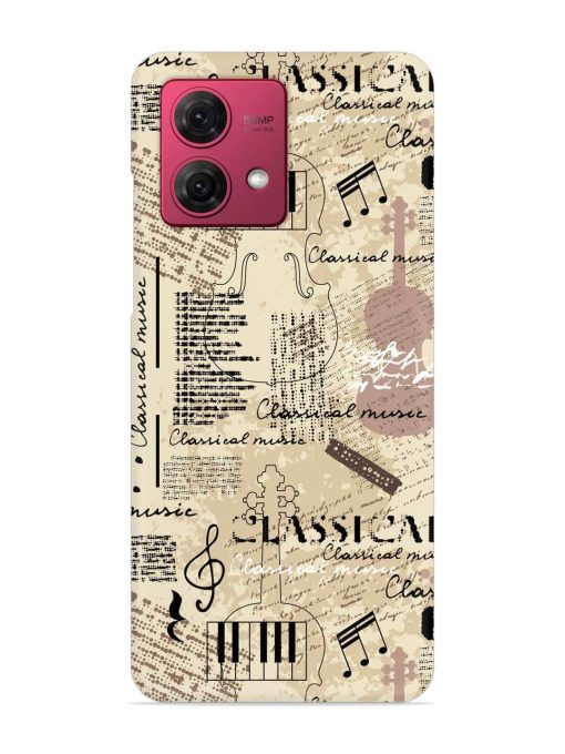 Classical Music Lpattern Snap Case for Motorola Moto G84 (5G) Zapvi