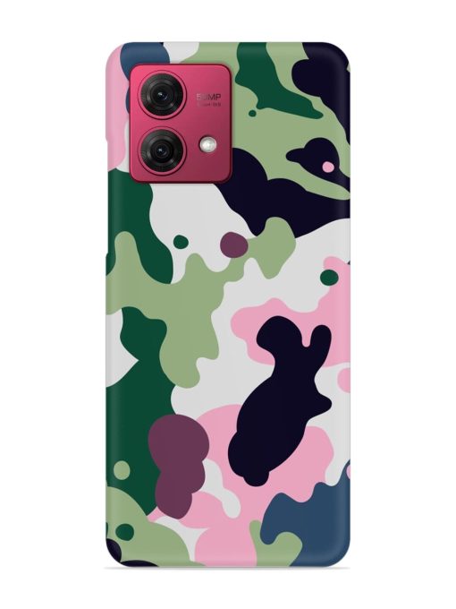 Seamless Funky Camouflage Snap Case for Motorola Moto G84 (5G) Zapvi