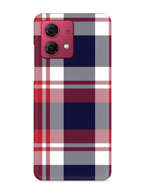 Classic Plaid Tartan Snap Case for Motorola Moto G84 (5G) Zapvi