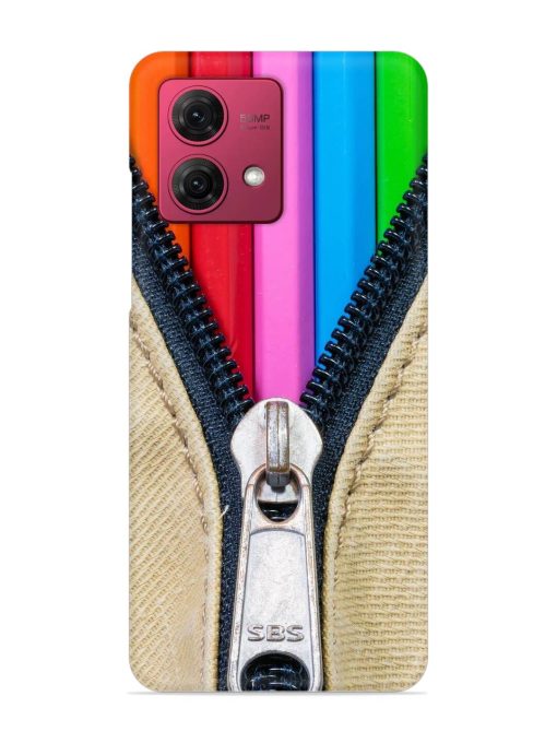 Zip In Color Snap Case for Motorola Moto G84 (5G) Zapvi