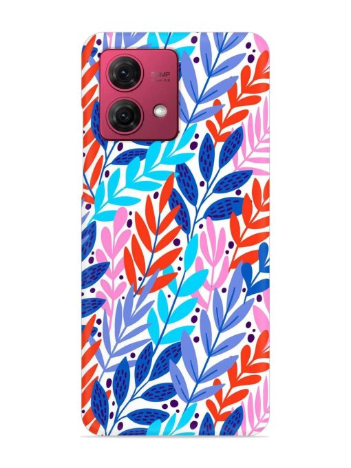 Bright Floral Tropical Snap Case for Motorola Moto G84 (5G) Zapvi