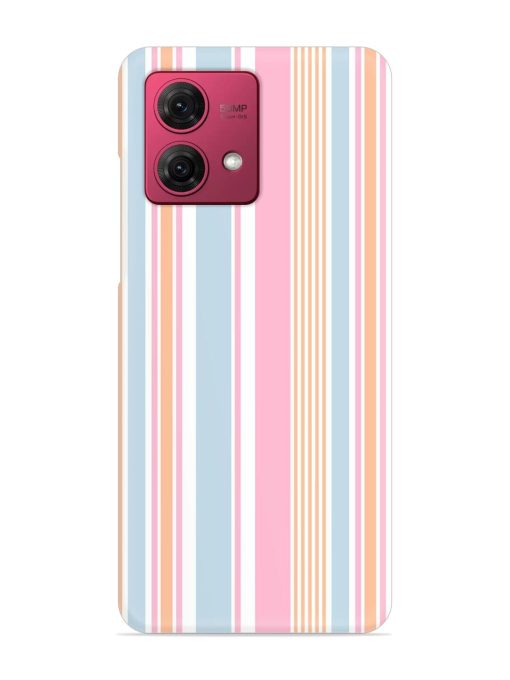 Stripe Seamless Pattern Snap Case for Motorola Moto G84 (5G)