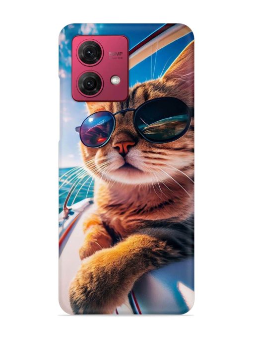 Cat In Style Snap Case for Motorola Moto G84 (5G) Zapvi