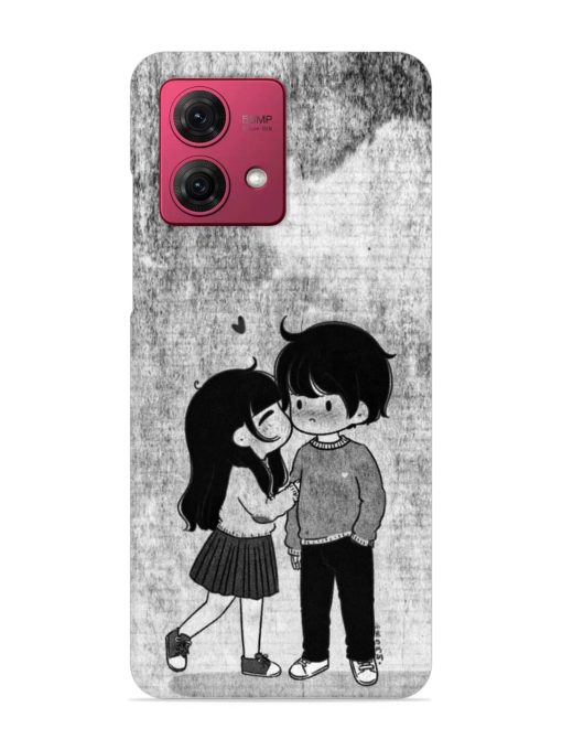 Couple Love Highlights Snap Case for Motorola Moto G84 (5G) Zapvi