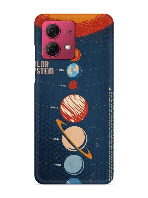 Solar System Vector Snap Case for Motorola Moto G84 (5G) Zapvi