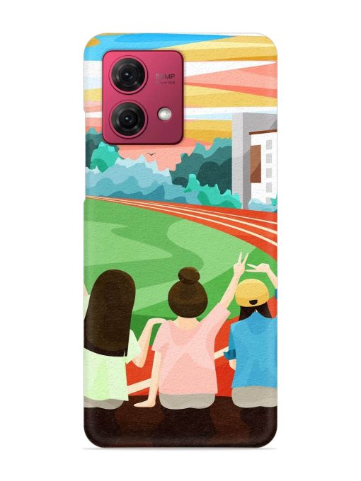 School Playground Snap Case for Motorola Moto G84 (5G) Zapvi