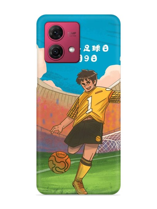 Soccer Kick Snap Case for Motorola Moto G84 (5G)