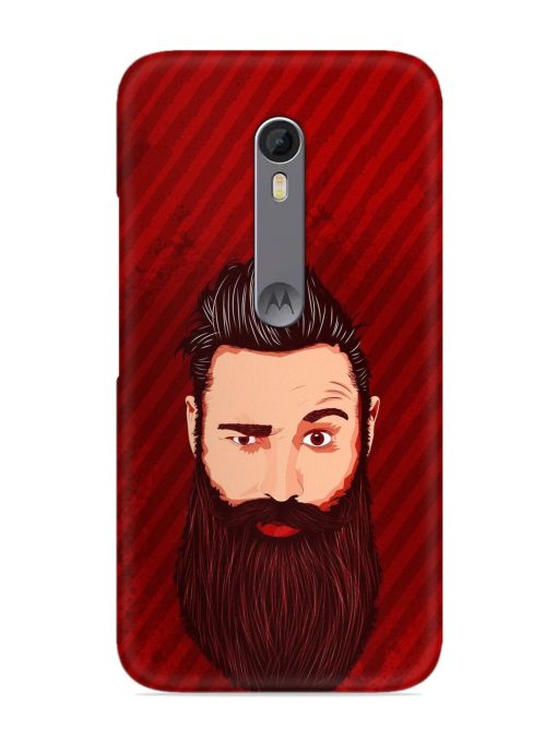 Beardo Man Snap Case for Motorola Moto X Style Zapvi