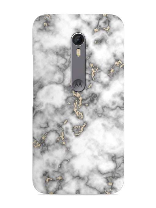 Gray And Gold Marble Snap Case for Motorola Moto X Style Zapvi