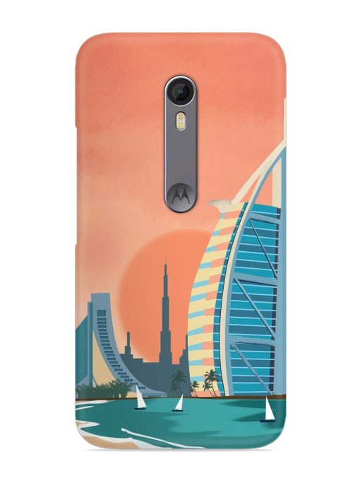 Dubai Architectural Scenery Snap Case for Motorola Moto X Style Zapvi