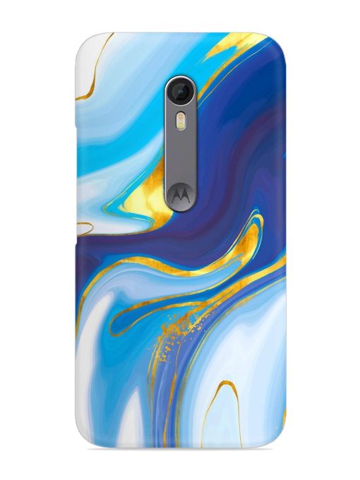 Watercolor Background With Golden Foil Snap Case for Motorola Moto X Style Zapvi