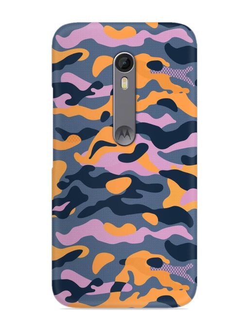 Camouflage Army Military English Orange Art Snap Case for Motorola Moto X Style Zapvi