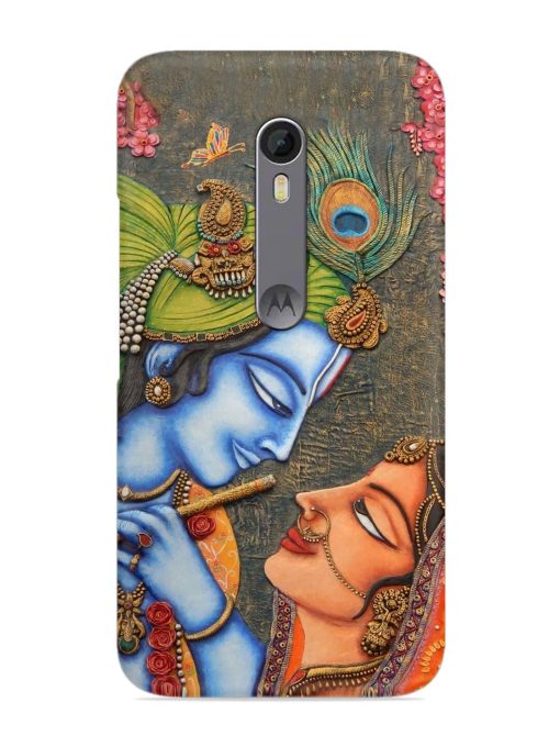 Lord Radha Krishna Flute Art Snap Case for Motorola Moto X Style