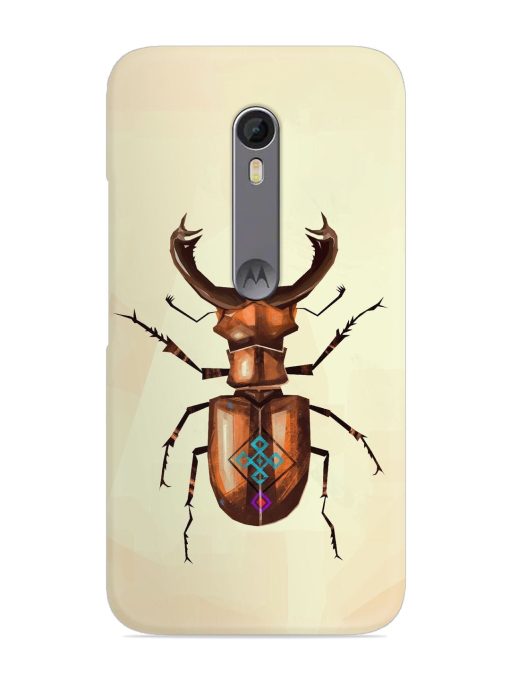 Stag Beetle Vector Snap Case for Motorola Moto X Style Zapvi