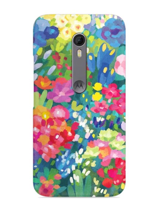 Watercolor Flower Art Snap Case for Motorola Moto X Style Zapvi