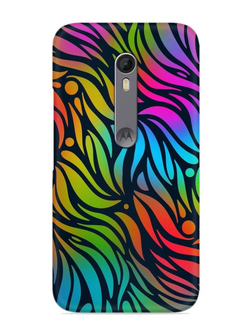 Abstract Leaf Design Snap Case for Motorola Moto X Style Zapvi